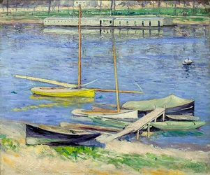 Żaglówki w Anchorage na Sekwanie w Argenteuil (Berhaut 272)